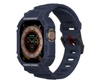 Pasek do smartwatchy Skinarma Mecha 2in1 Apple Watch 49mm navy